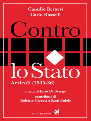 cover image of Contro lo Stato. Articoli (1935-36)